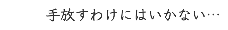 手放せない